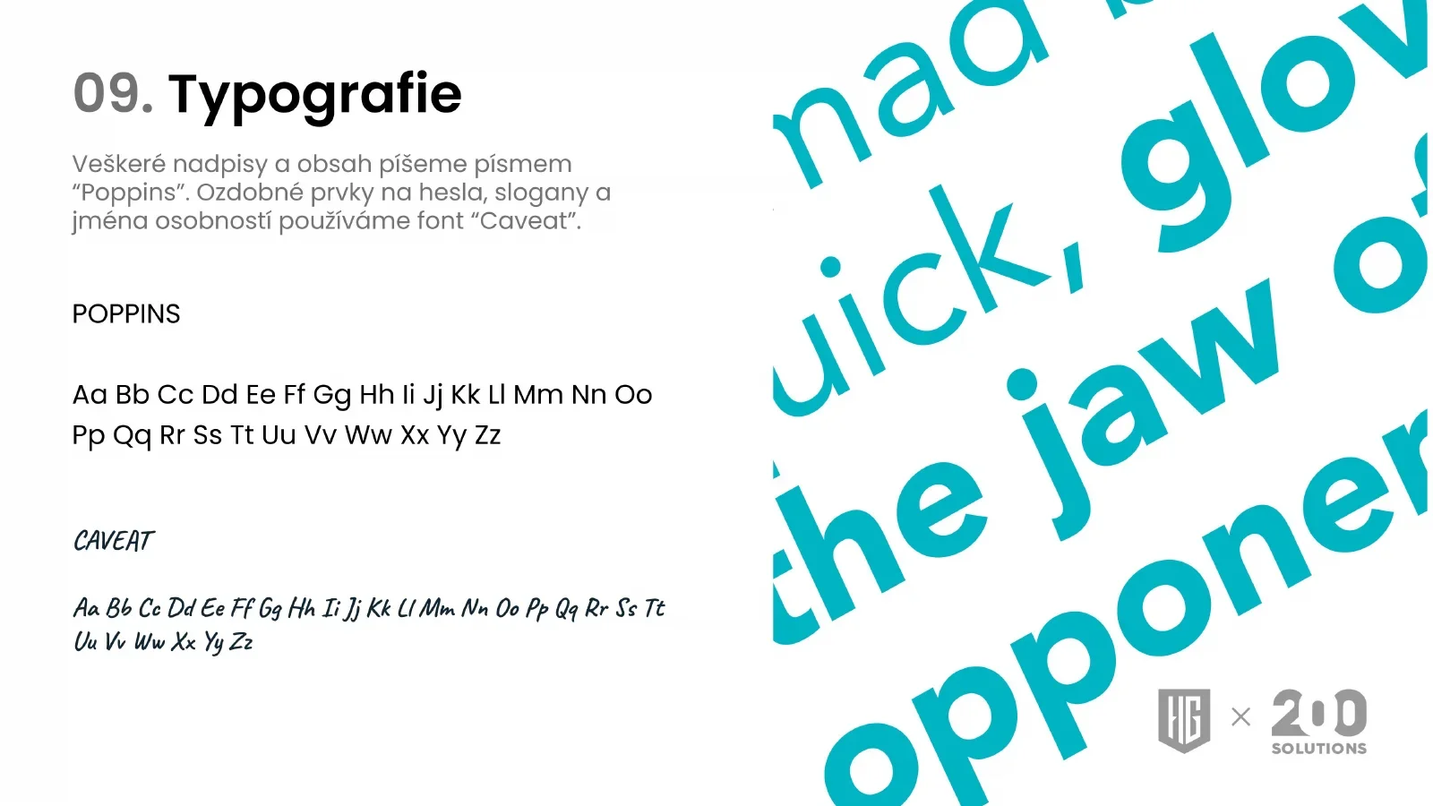 Gestaltungshandbuch, Seite 9: Typografie