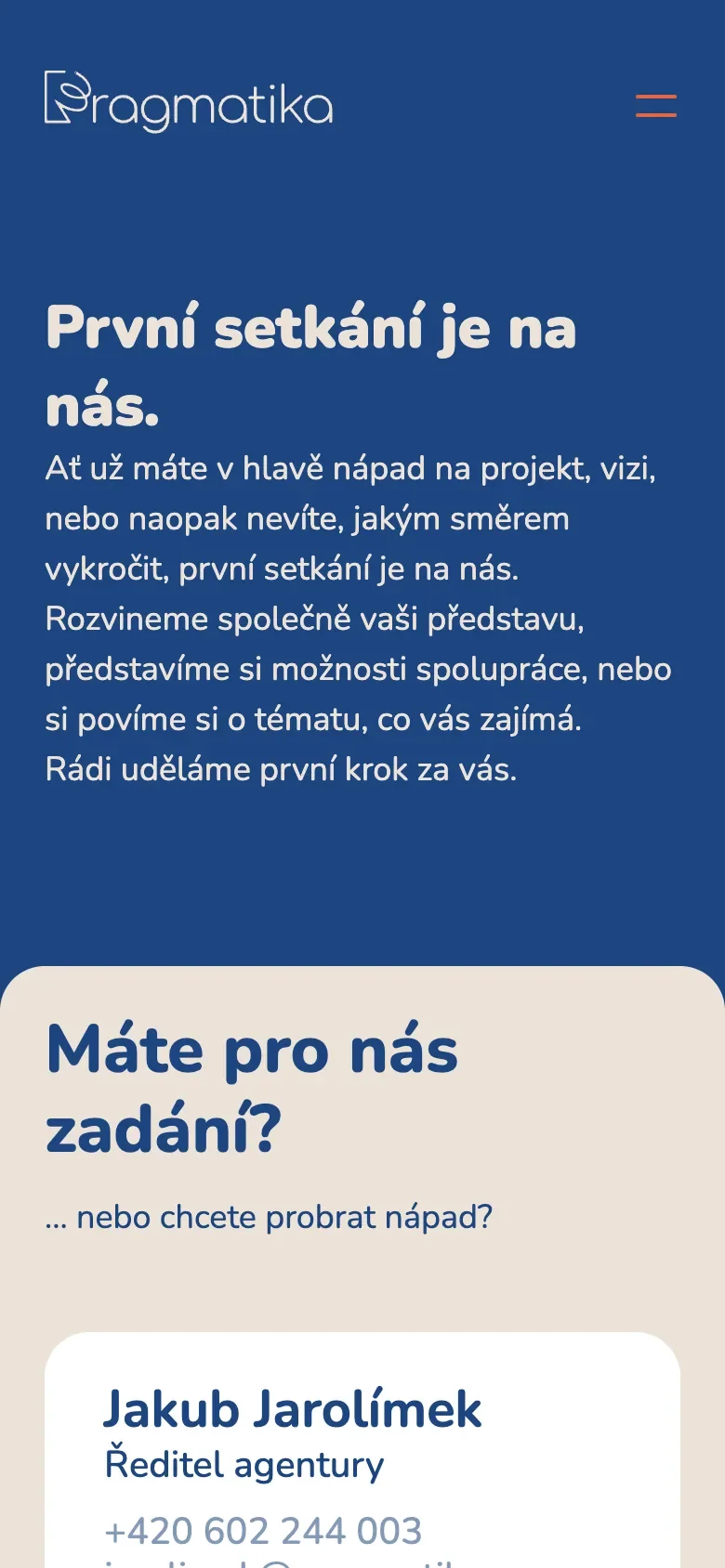 Kontakt v telefonu