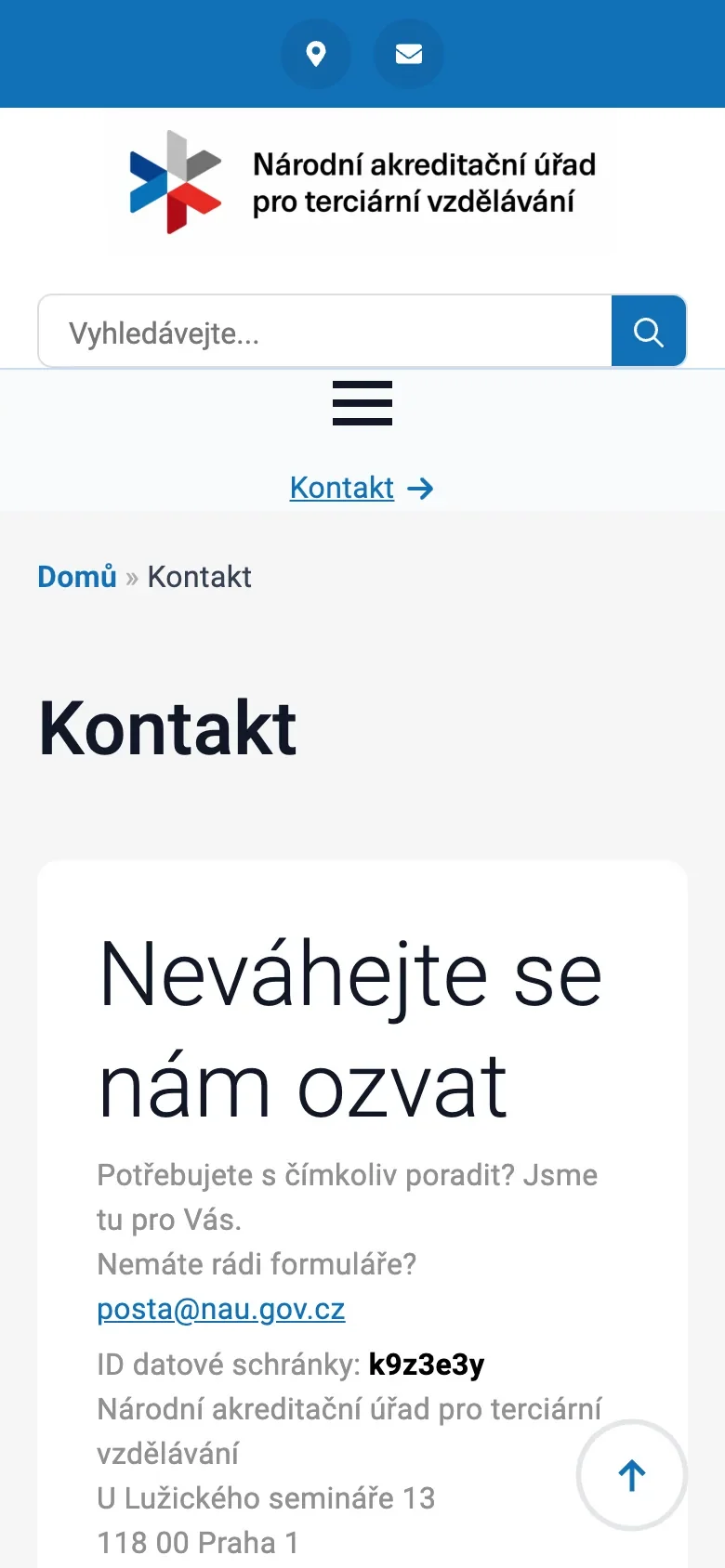 Kontakt v telefonu