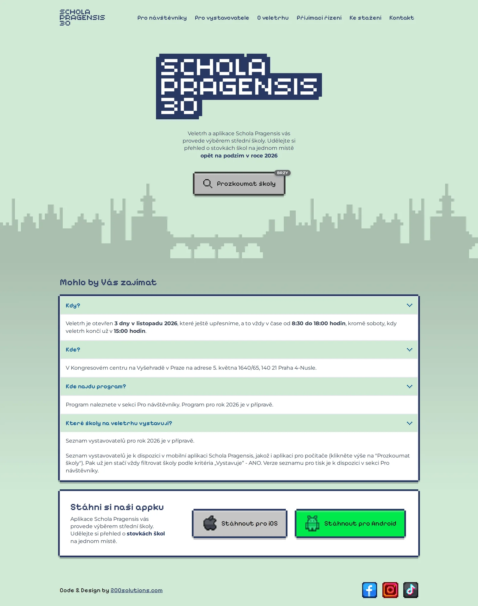 Startseite von scholapragensis.online in voller Länge
