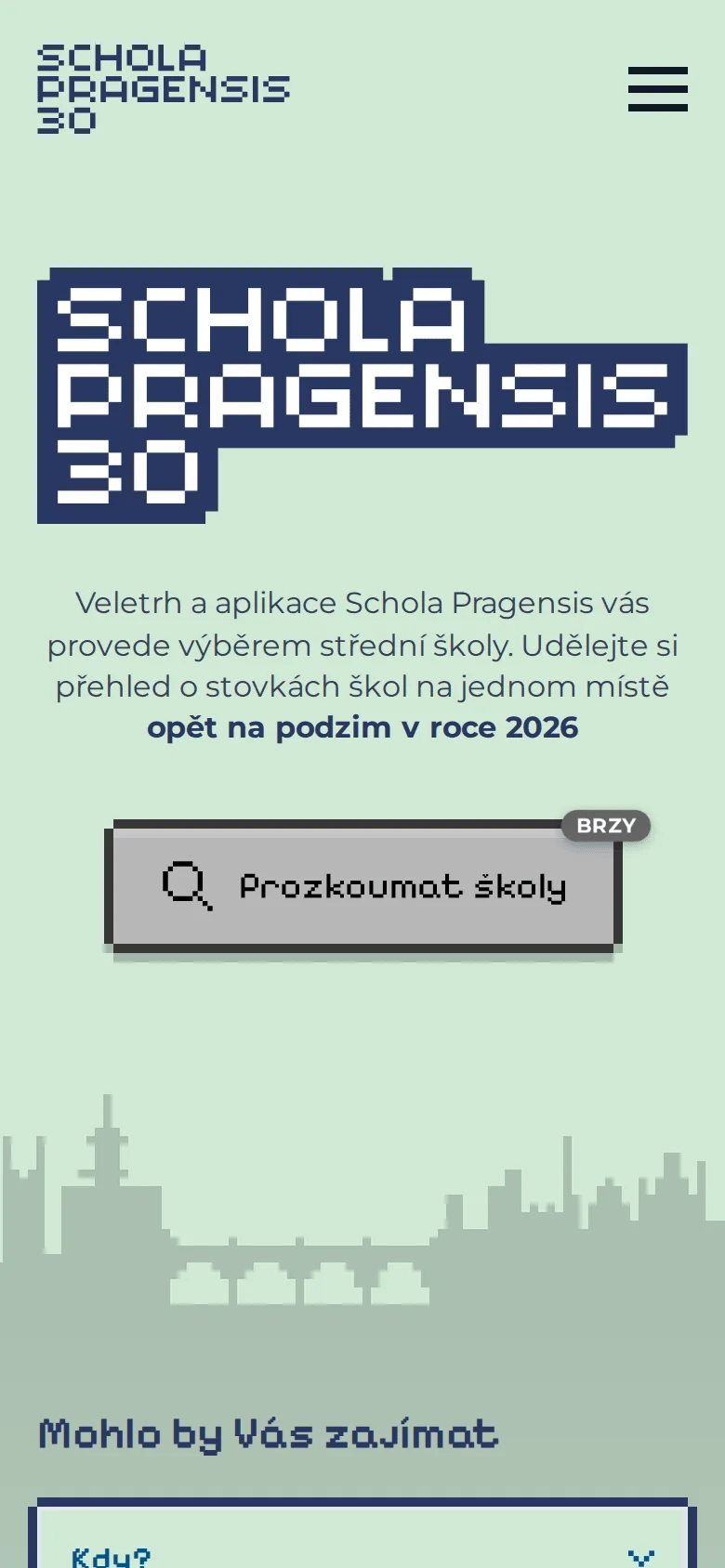 Mobile Ansicht der Website scholapragensis.online